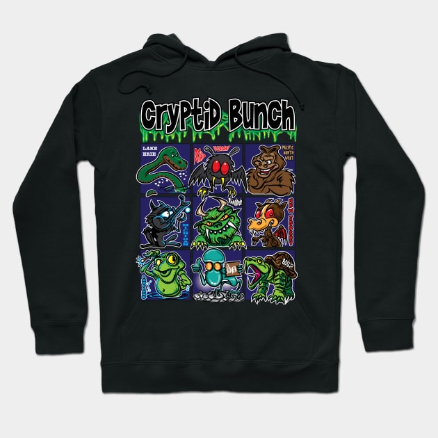 Cryptozoology Cryptid Bunch Hoodie by eShirtLabs